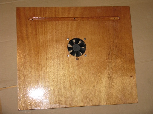 fond caisse primaire télescope Ventillateur et Rainure
