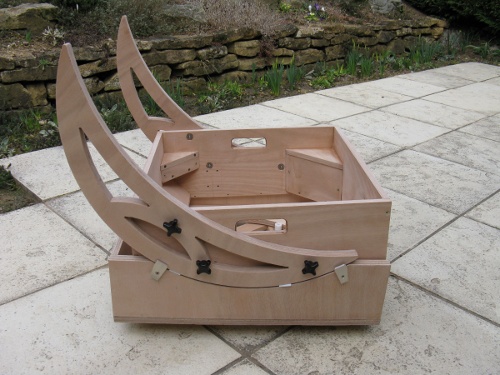 Construction T400 rocker caisse primaire Tourillons Montage