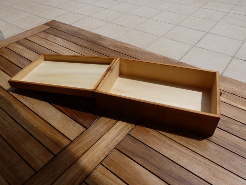 Malette oculaires boite bois