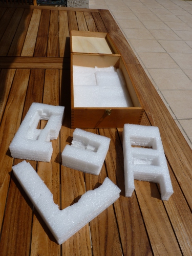 Malette oculaires boite  mousse